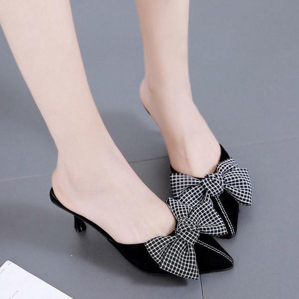 mules shoes for women kitten heels slip on slipper sandals pointed toe comfortable slides stilletto slippers, Black
mules shoes for women kitten heels slip on slipper sandals pointed toe comfortable slides stilletto slippers, Black