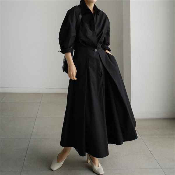 casual dresses zcsmll long over-the-knee dress loose shirt mori female bottoming student fashion a-line women trend, Black;gray
casual dresses zcsmll long over-the-knee dress loose shirt mori female bottoming student fashion a-line women trend, Black;gray