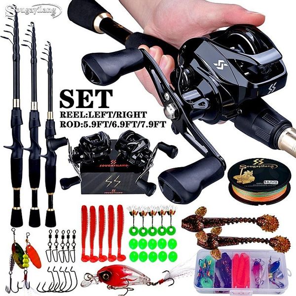 boat fishing rods sougayilang 1.8-2.4m casting combo portable ultralight rod and 7.2:1 gear ratio reel
boat fishing rods sougayilang 1.8-2.4m casting combo portable ultralight rod and 7.2:1 gear ratio reel