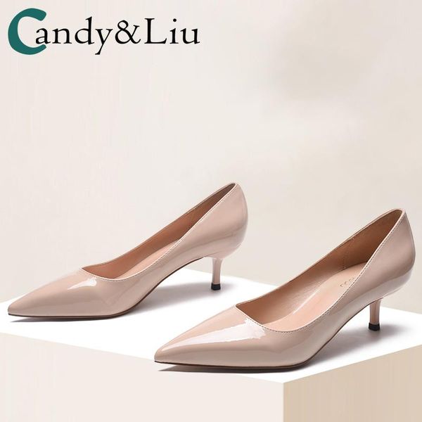 dress shoes nude 5cm high heels women 2021 apricot lacquered leather professional work tip heel heeled single-shoe girl, Black
dress shoes nude 5cm high heels women 2021 apricot lacquered leather professional work tip heel heeled single-shoe girl, Black