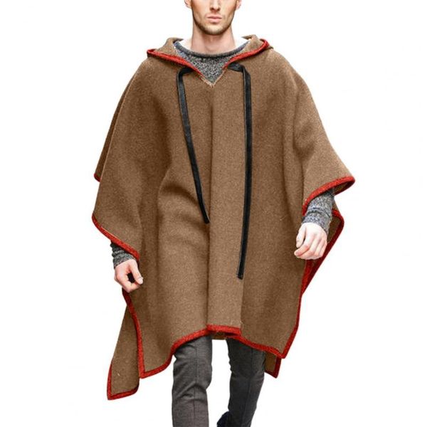 men's trench coats 2021 autumn men jacket coat halloween gothic cape batwing sleeve hooded vintage parties streetwear, Tan;black
men's trench coats 2021 autumn men jacket coat halloween gothic cape batwing sleeve hooded vintage parties streetwear, Tan;black