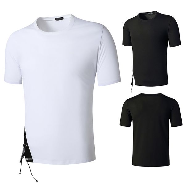 men's t-shirts solid summer shirts the casual-neck hip hop shredded harajuku basic t-shirt man high-quality streetwear, White;black
men's t-shirts solid summer shirts the casual-neck hip hop shredded harajuku basic t-shirt man high-quality streetwear, White;black