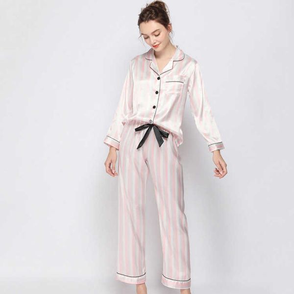 sleepwear spring and summer thin silk women's lovely long sleeve trousers two piece suit comfortable leisure home, Black;red
sleepwear spring and summer thin silk women's lovely long sleeve trousers two piece suit comfortable leisure home, Black;red