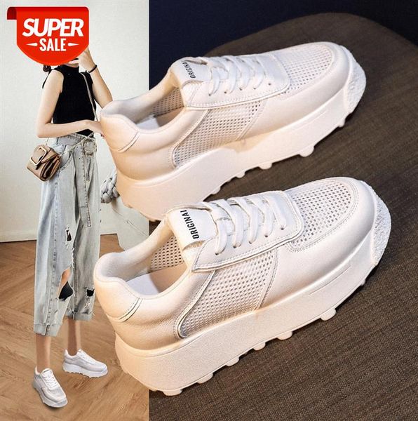 lan cabinet thick-soled inner-increasing white shoes women casual breathable mesh platform #fi5o 
lan cabinet thick-soled inner-increasing white shoes women casual breathable mesh platform #fi5o