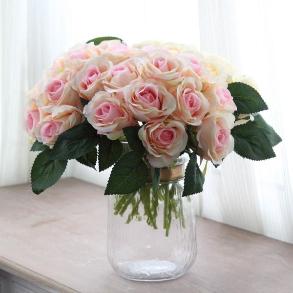 artificial red rose heads flower 1 bouquet 10pcs wedding bridal silk birthday party valentine's day home decoration decorative flowers
artificial red rose heads flower 1 bouquet 10pcs wedding bridal silk birthday party valentine's day home decoration decorative flowers