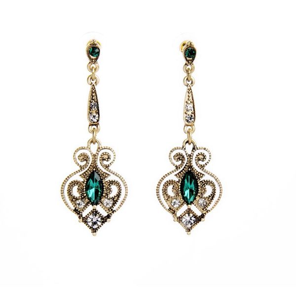 dangle & chandelier uer modern women fashion retro earrings antique gold color green jewelry accessories, Silver
dangle & chandelier uer modern women fashion retro earrings antique gold color green jewelry accessories, Silver