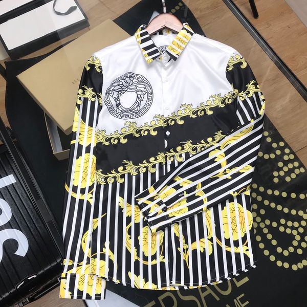 2021 luxury designer fashion men's shirts long sleeve business casual brand spring slim shirt -3xl#0288, White;black
2021 luxury designer fashion men's shirts long sleeve business casual brand spring slim shirt -3xl#0288, White;black