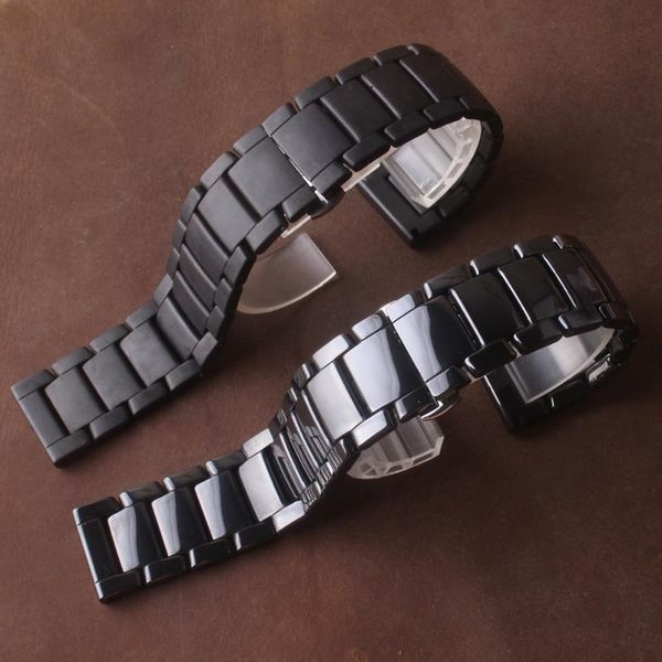 watch bands matte ceramic bracelet watchband 22mm grind arenaceous strap white black butterfly buckle long polished belt not fade, Black;brown
watch bands matte ceramic bracelet watchband 22mm grind arenaceous strap white black butterfly buckle long polished belt not fade, Black;brown