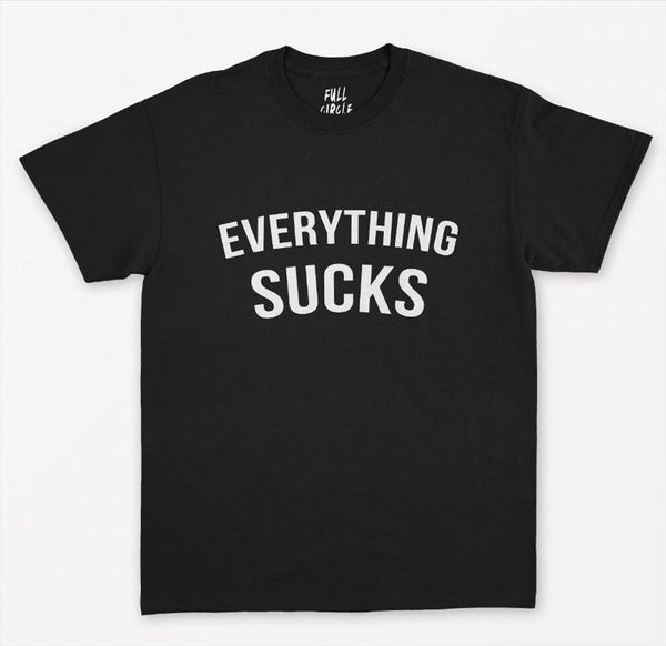 everything sucks print men t shirts cotton casual funny for lady yong tee hipster drop ship s 272, White;black
everything sucks print men t shirts cotton casual funny for lady yong tee hipster drop ship s 272, White;black