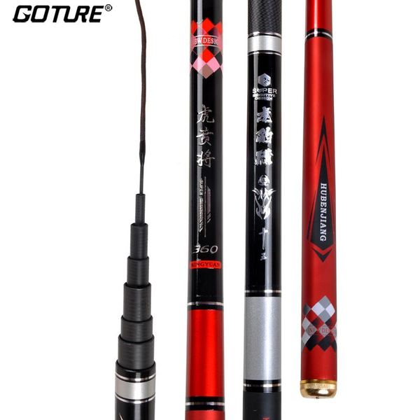 goture 1/9 power fishing rod carbon fiber 3.6m3.9m 4.5m 5.4m 6.3m superhard hand pole tenkara carp stream boat rods
goture 1/9 power fishing rod carbon fiber 3.6m3.9m 4.5m 5.4m 6.3m superhard hand pole tenkara carp stream boat rods