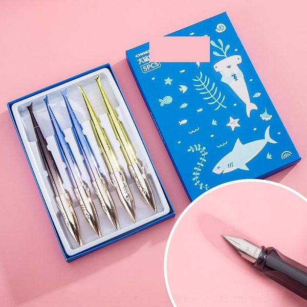 wjt2 heiren and calligraphy primary fountain pens school student prize shark case high value calligraphy colorful replaceable ink bag pen
wjt2 heiren and calligraphy primary fountain pens school student prize shark case high value calligraphy colorful replaceable ink bag pen