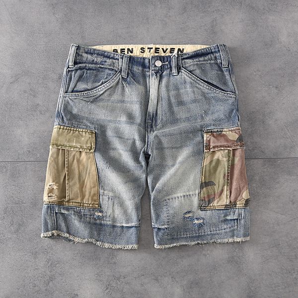 mens jeans short jeans camouflage pocket cargo pants casual slightly shorts fashion denim jeans summer shorts pants, Blue
mens jeans short jeans camouflage pocket cargo pants casual slightly shorts fashion denim jeans summer shorts pants, Blue