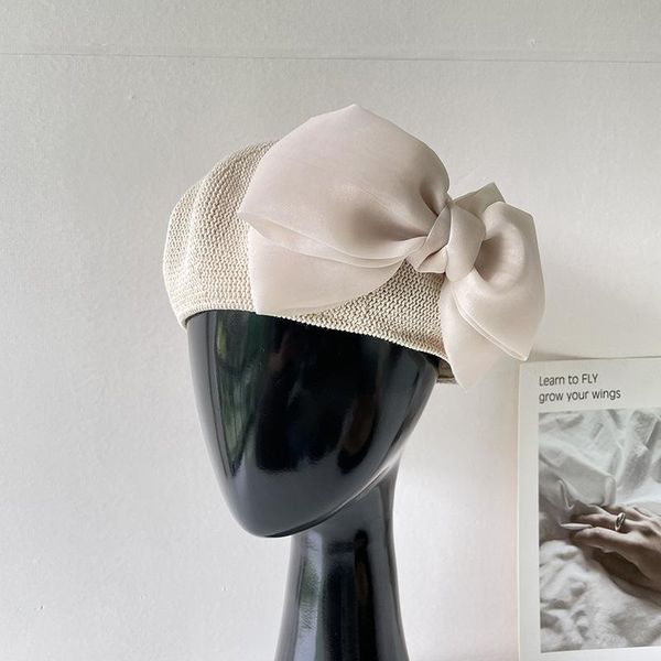 berets 202106-weimin breathable knitting bowknot lady beret hat women leisure painter, Blue;gray
berets 202106-weimin breathable knitting bowknot lady beret hat women leisure painter, Blue;gray