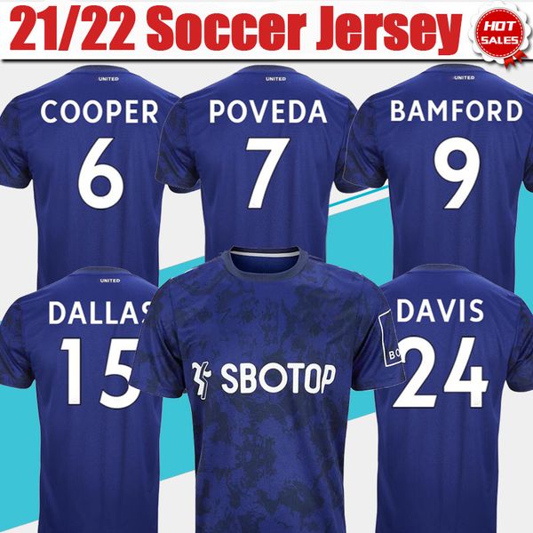 football jerseys 21/22#9 bamford away blue soccer jersey #10 raphinha shirt 2021/2022 men uniforms customized on sale, Black;yellow
football jerseys 21/22#9 bamford away blue soccer jersey #10 raphinha shirt 2021/2022 men uniforms customized on sale, Black;yellow