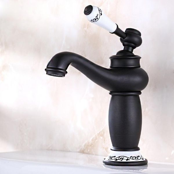 bathroom sink faucets solid brass deck mounted basin faucet black ceramic single handle retro style mixer tap
bathroom sink faucets solid brass deck mounted basin faucet black ceramic single handle retro style mixer tap