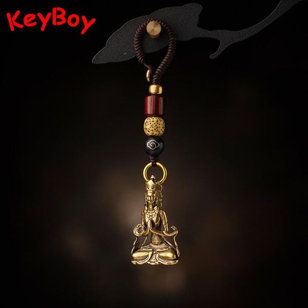 keychains handmade woven lanyard brass guan yin buddha figurines pendants for retro religious bodhisattva car key chain hangings, Silver
keychains handmade woven lanyard brass guan yin buddha figurines pendants for retro religious bodhisattva car key chain hangings, Silver