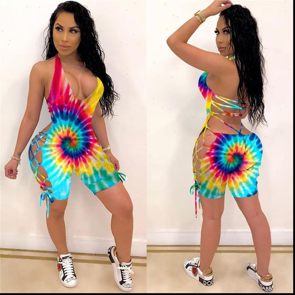 women womens jumpsuits summer bodysuits backless halter tie dye print rompers street night club party one piece outfit, Black;white
women womens jumpsuits summer bodysuits backless halter tie dye print rompers street night club party one piece outfit, Black;white