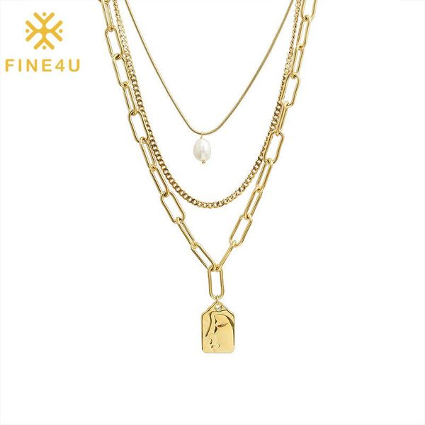 chokers fine4u n889 gold color dainty paperclip chain half of face square pendant necklace chunky layering jewelry, Golden;silver
chokers fine4u n889 gold color dainty paperclip chain half of face square pendant necklace chunky layering jewelry, Golden;silver