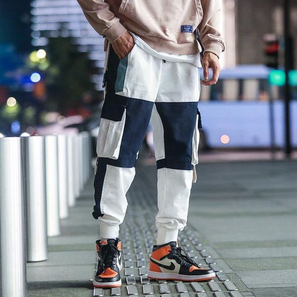 men's pants streetwear men baggy cargo pant hip hop joggers patchwork harajuku foot trousers elestic waist man fall winter clothes, Black
men's pants streetwear men baggy cargo pant hip hop joggers patchwork harajuku foot trousers elestic waist man fall winter clothes, Black