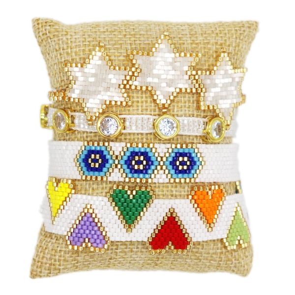 zhongvi bracelets for women 2020 pulsera mujer moda miyuki turkish evil eye bracelet femme star heart jewelry boho handmade gift, Golden;silver
zhongvi bracelets for women 2020 pulsera mujer moda miyuki turkish evil eye bracelet femme star heart jewelry boho handmade gift, Golden;silver