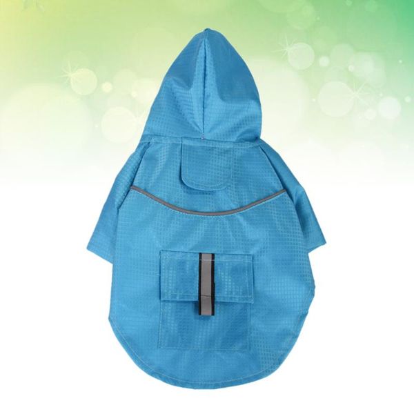 reflective pet dog raincoat hooded clothes double layers outdoor for (blue) apparel
reflective pet dog raincoat hooded clothes double layers outdoor for (blue) apparel