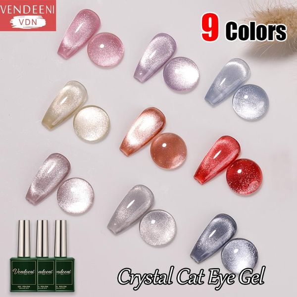 nail gel vendeeni 9 colors crystal cat eye polish holographic 9d uv soak off art lacquer magnetic hybrid varnish, Red;pink
nail gel vendeeni 9 colors crystal cat eye polish holographic 9d uv soak off art lacquer magnetic hybrid varnish, Red;pink