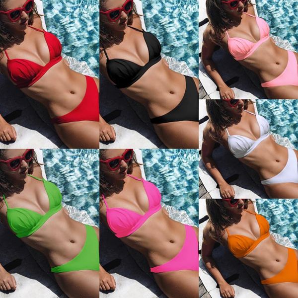 bras sets jaycosin women's two piece filled bra solid color split type bathing female summer lingerie beachwear 2 colors 19nov25, Red;black
bras sets jaycosin women's two piece filled bra solid color split type bathing female summer lingerie beachwear 2 colors 19nov25, Red;black