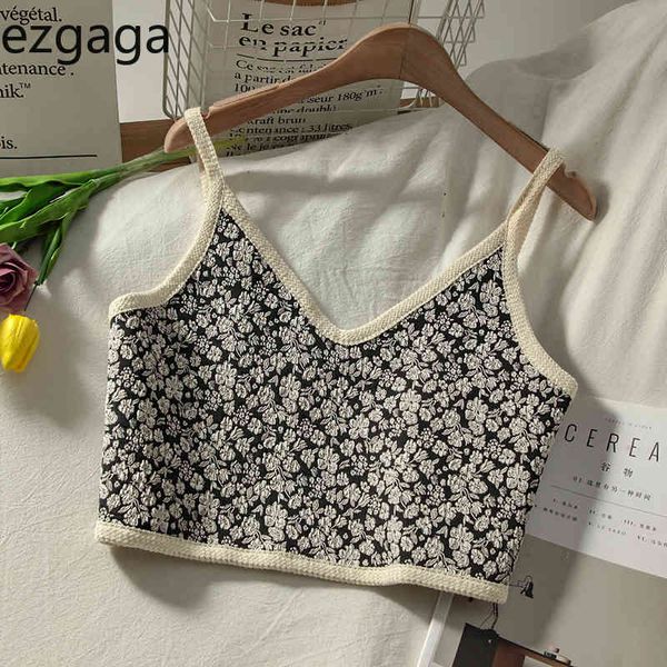 ezgaga women camisole retro v-neck floral print streetwear autumn korean style sleeveless short casual y2k femme fashion 210430, White
ezgaga women camisole retro v-neck floral print streetwear autumn korean style sleeveless short casual y2k femme fashion 210430, White