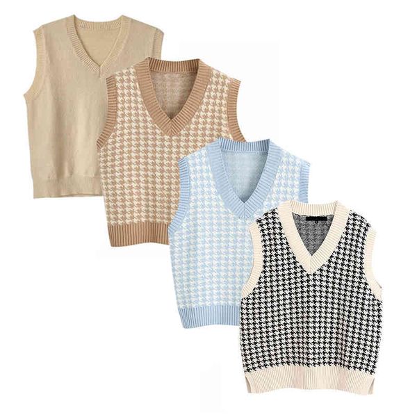 oversized houndstooth knitted vest sweater women vintage sleeveless side vents female waistcoat chic fashion women pullover 210419, White
oversized houndstooth knitted vest sweater women vintage sleeveless side vents female waistcoat chic fashion women pullover 210419, White