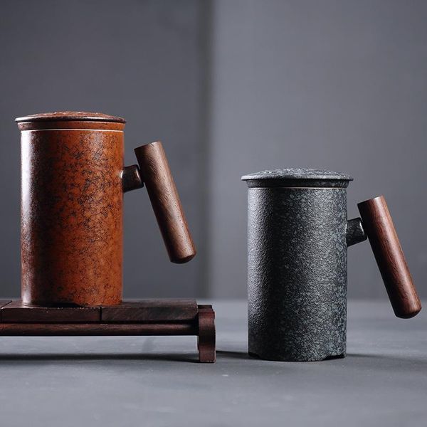 mugs retro japanese ceramic mug office tea cup with cover filter liner coarse wooden handle coffee cups drinkware
mugs retro japanese ceramic mug office tea cup with cover filter liner coarse wooden handle coffee cups drinkware