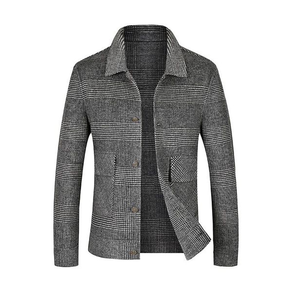 men's jackets winter jacket clothes korean 2021 fall and fashion plaid business casual wool outerwear & coats, Black;brown
men's jackets winter jacket clothes korean 2021 fall and fashion plaid business casual wool outerwear & coats, Black;brown