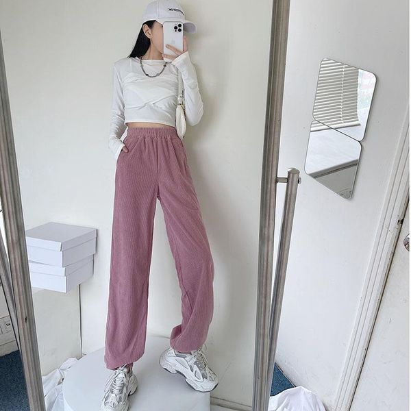 women's pants & capris corduroy harem female 2021 autumn and winter high waist loose design casual sports trousers streetwear women, Black;white
women's pants & capris corduroy harem female 2021 autumn and winter high waist loose design casual sports trousers streetwear women, Black;white
