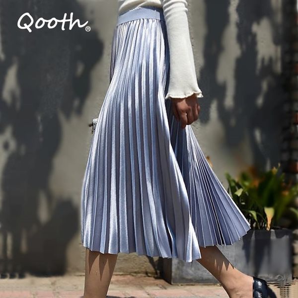 qooth spring women long skirts 11 colors fashion pleated high waist midi skirt faldas mujer saias qh1674 210609, Black
qooth spring women long skirts 11 colors fashion pleated high waist midi skirt faldas mujer saias qh1674 210609, Black