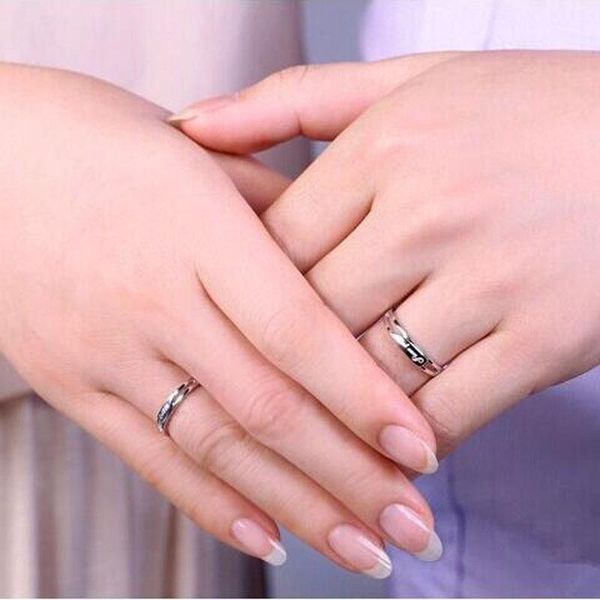 wedding rings ronerai fashion sterling silver 925 for women men party simple love forever 1314 couple ring fine jewelry gift, Slivery;golden
wedding rings ronerai fashion sterling silver 925 for women men party simple love forever 1314 couple ring fine jewelry gift, Slivery;golden