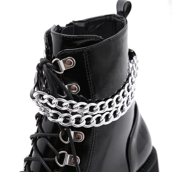 boots platform 2021 big size women's shoes thick chain bottom high heel short, Black
boots platform 2021 big size women's shoes thick chain bottom high heel short, Black