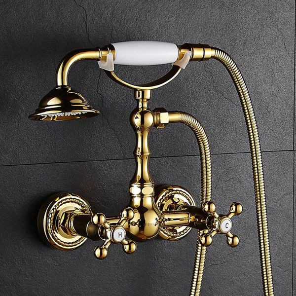 bathroom sink faucets shower faucet brass polished golden bathtub hand rain head tap luxury ceramic telephone wall bath tl097
bathroom sink faucets shower faucet brass polished golden bathtub hand rain head tap luxury ceramic telephone wall bath tl097