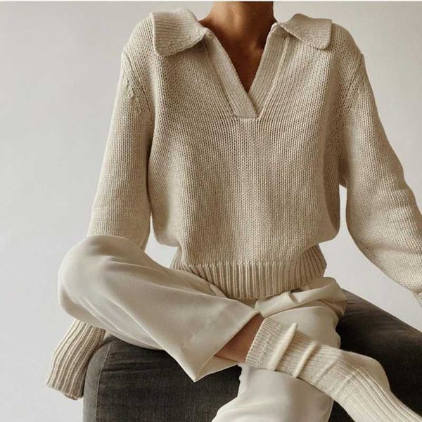 women's sweaters sweater women knitted v-neck loose casual fashion long sleeves pullover autumn winter solid color female jumper 2021, White;black
women's sweaters sweater women knitted v-neck loose casual fashion long sleeves pullover autumn winter solid color female jumper 2021, White;black
