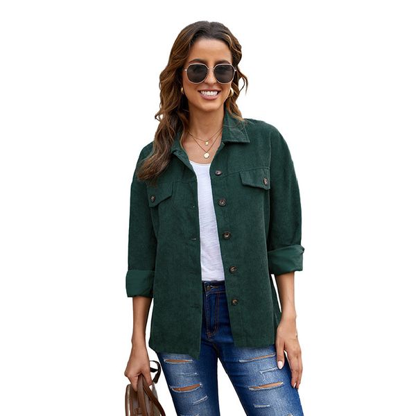 shiying corduroy shirt women fall winter new solid color button casual cardigan shirt women long-sleeved, White
shiying corduroy shirt women fall winter new solid color button casual cardigan shirt women long-sleeved, White