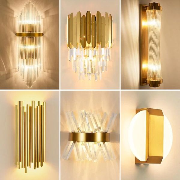 modern crystal golden indoor wall light for bedroom bedside livingroom decoration led sconce lamp bathroom home
modern crystal golden indoor wall light for bedroom bedside livingroom decoration led sconce lamp bathroom home