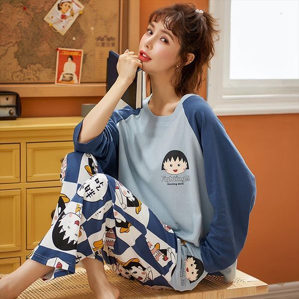 kawaii japan anime chibi women sleepwear maruko chan pajamas cotton homewear warm winter plus size blue o neck girl set, Black;red
kawaii japan anime chibi women sleepwear maruko chan pajamas cotton homewear warm winter plus size blue o neck girl set, Black;red