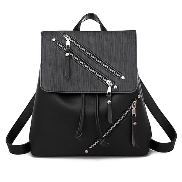 japanese style fresh backpack bags for women casual fashion student school pu simple lady travel korean h079
japanese style fresh backpack bags for women casual fashion student school pu simple lady travel korean h079