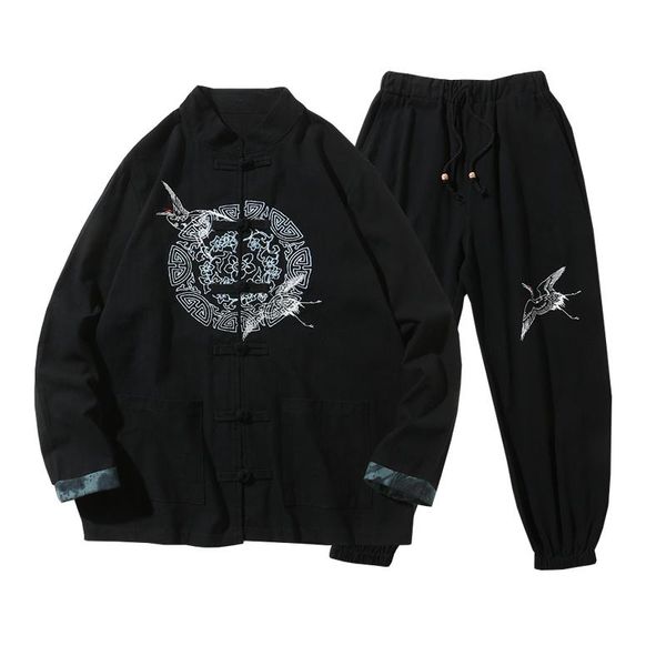men's tracksuits chinese style spring autumn casual sets 2021 plus size two-piece set jacket + pants male solid fashion clothing xxxxxl, Gray
men's tracksuits chinese style spring autumn casual sets 2021 plus size two-piece set jacket + pants male solid fashion clothing xxxxxl, Gray