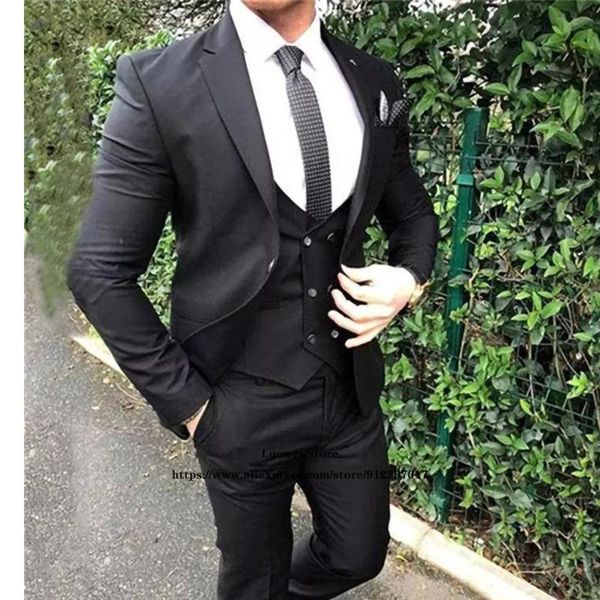 men's suits & blazers mens slim fit classic black 3 piece sets wedding groom tuxedo male business terno masculino (jacket+vest+pants), White;black
men's suits & blazers mens slim fit classic black 3 piece sets wedding groom tuxedo male business terno masculino (jacket+vest+pants), White;black