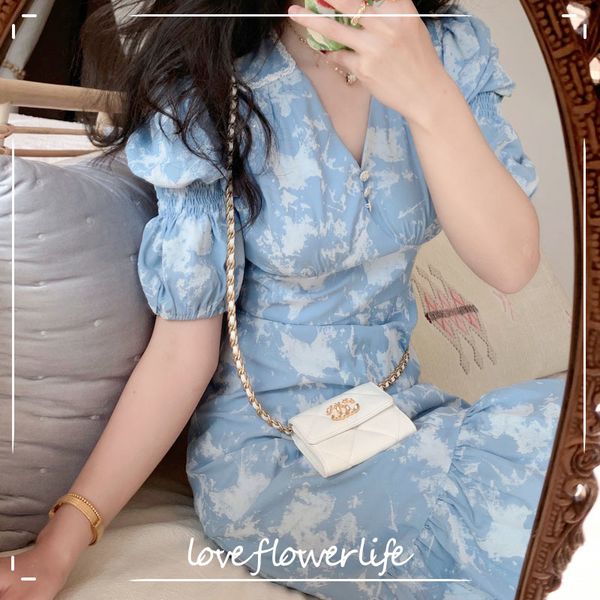 v-neck floral printed dress women short sleeve elegant vintage dress beach dress for females korean style casual summer 210521, Black;gray
v-neck floral printed dress women short sleeve elegant vintage dress beach dress for females korean style casual summer 210521, Black;gray