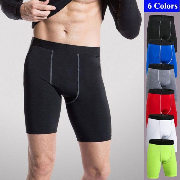 running shorts base layer men gym compression fitness bodybuilding workout athletic sport tights yoga short, Black;blue
running shorts base layer men gym compression fitness bodybuilding workout athletic sport tights yoga short, Black;blue