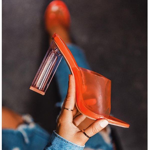 dress shoes fluorescence sandals peep toe women crystal transparent high heels square heel half slippers summer casual 2021, Black
dress shoes fluorescence sandals peep toe women crystal transparent high heels square heel half slippers summer casual 2021, Black