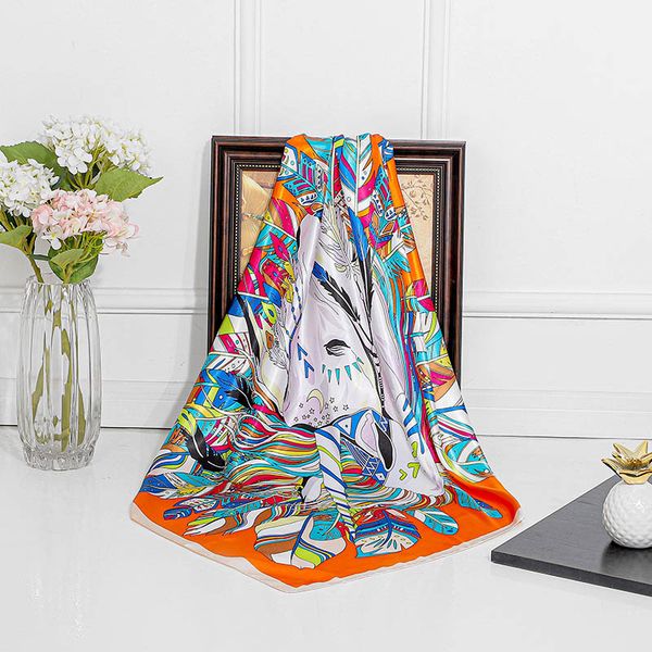 pop euro stylish design 90*90cm imitation silk square scarfs and shawls wraps hijab girl's headband hairband girl's kerchief neck, Blue;gray
pop euro stylish design 90*90cm imitation silk square scarfs and shawls wraps hijab girl's headband hairband girl's kerchief neck, Blue;gray