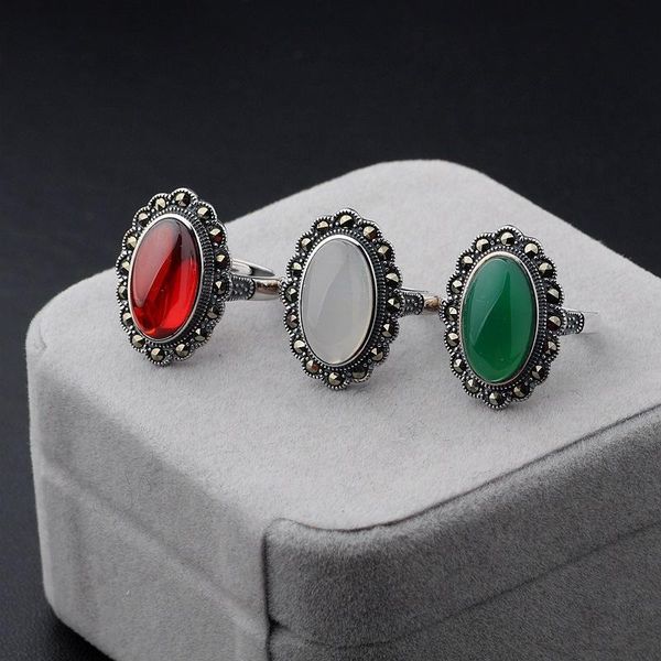 cluster rings silver s925 pure ring female retro pomegranate red, white and green chalcedony offered wholesale agate openings, Golden;silver
cluster rings silver s925 pure ring female retro pomegranate red, white and green chalcedony offered wholesale agate openings, Golden;silver