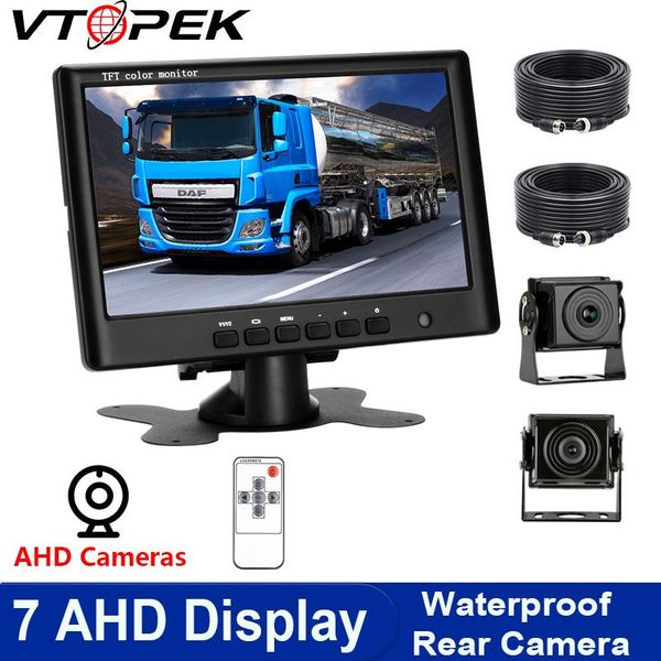 vk 7" truck reverse monitor high definition ahd camera night vision assistance car for bus excavator rv video
vk 7" truck reverse monitor high definition ahd camera night vision assistance car for bus excavator rv video