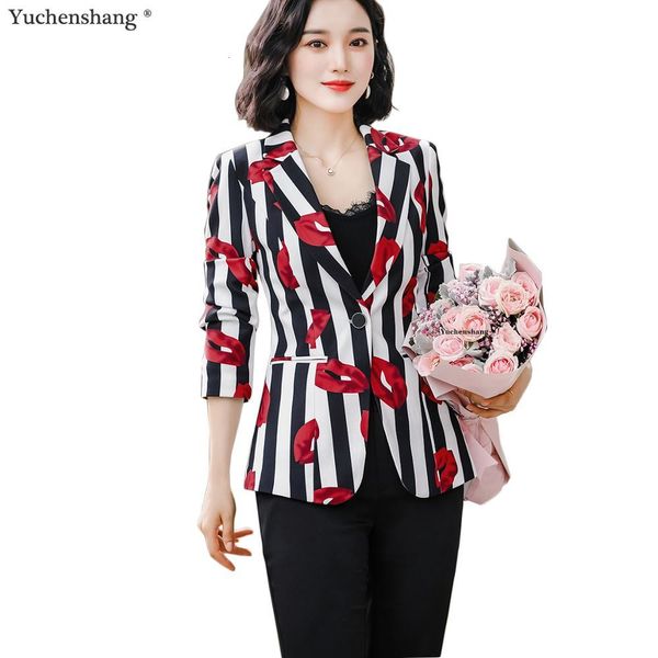 women's suits & blazers women blazer black print sweet style fall winter casual jacket coat with one button plus size 4xl, White;black
women's suits & blazers women blazer black print sweet style fall winter casual jacket coat with one button plus size 4xl, White;black